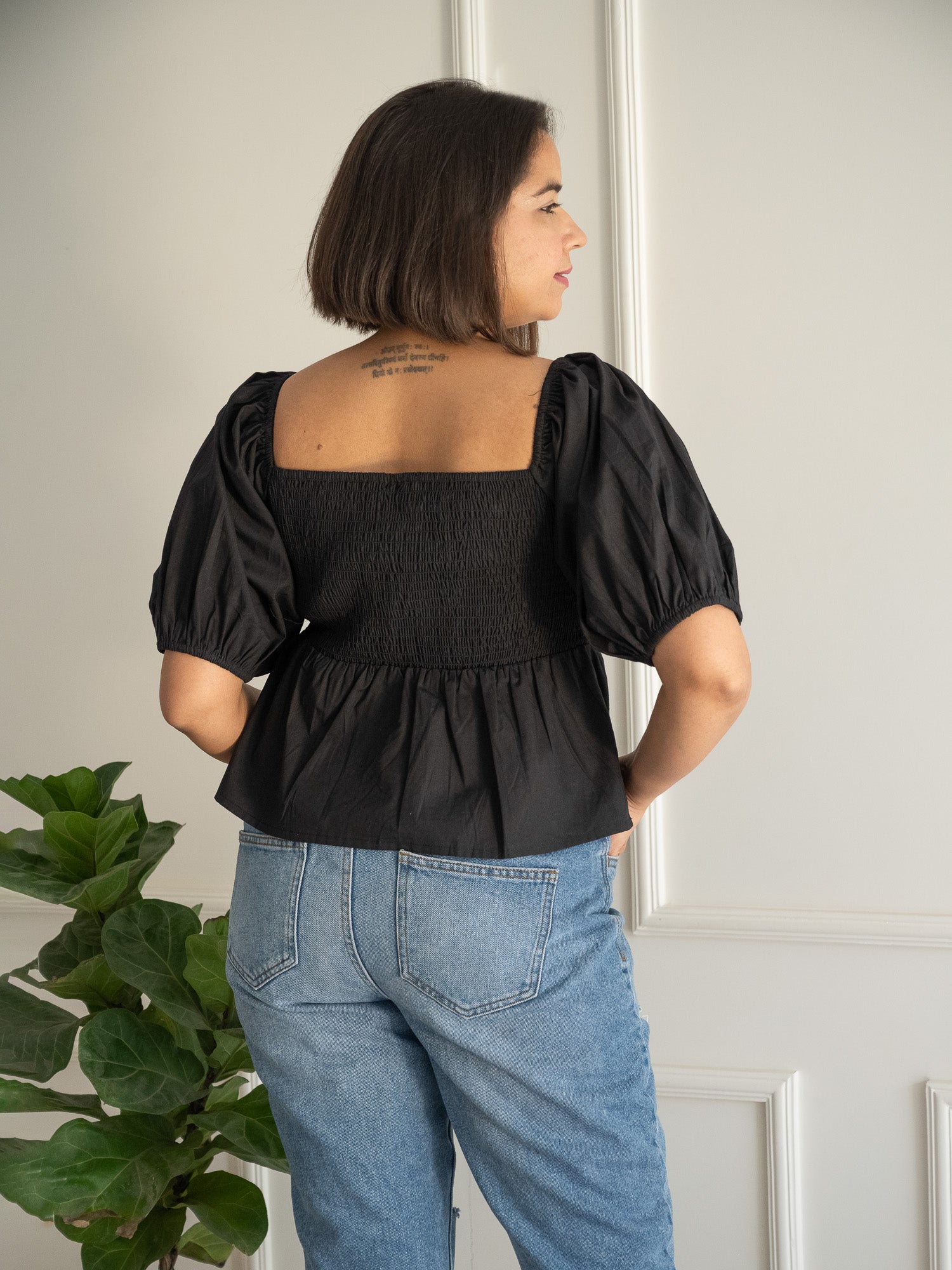 Solid Black Top image 1