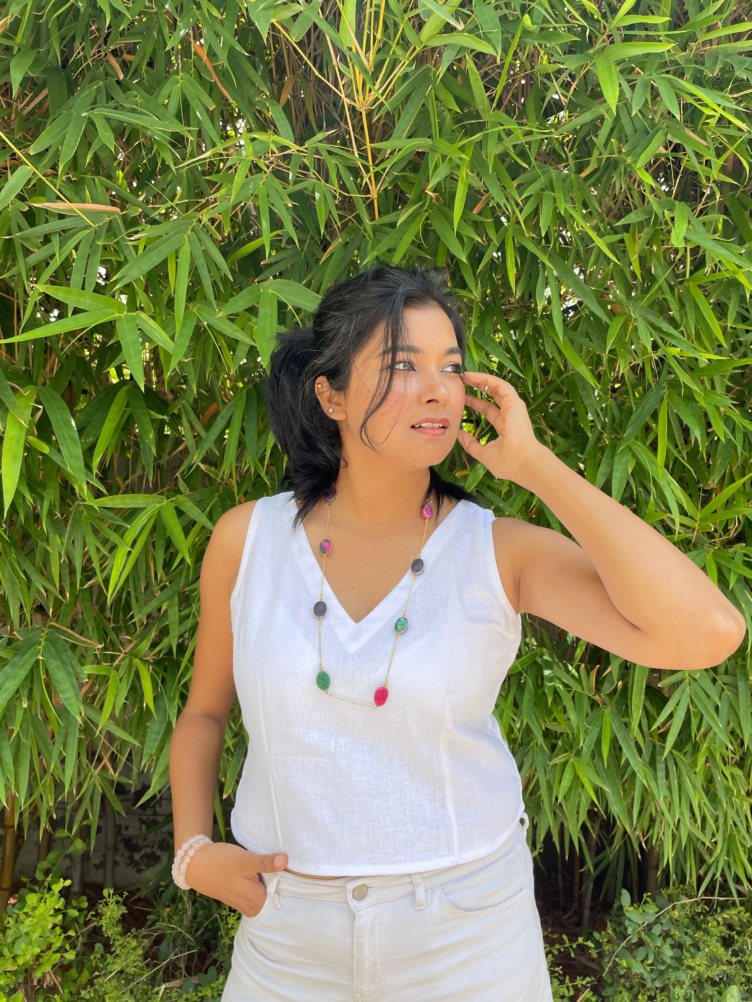 White Cotton Top image 0