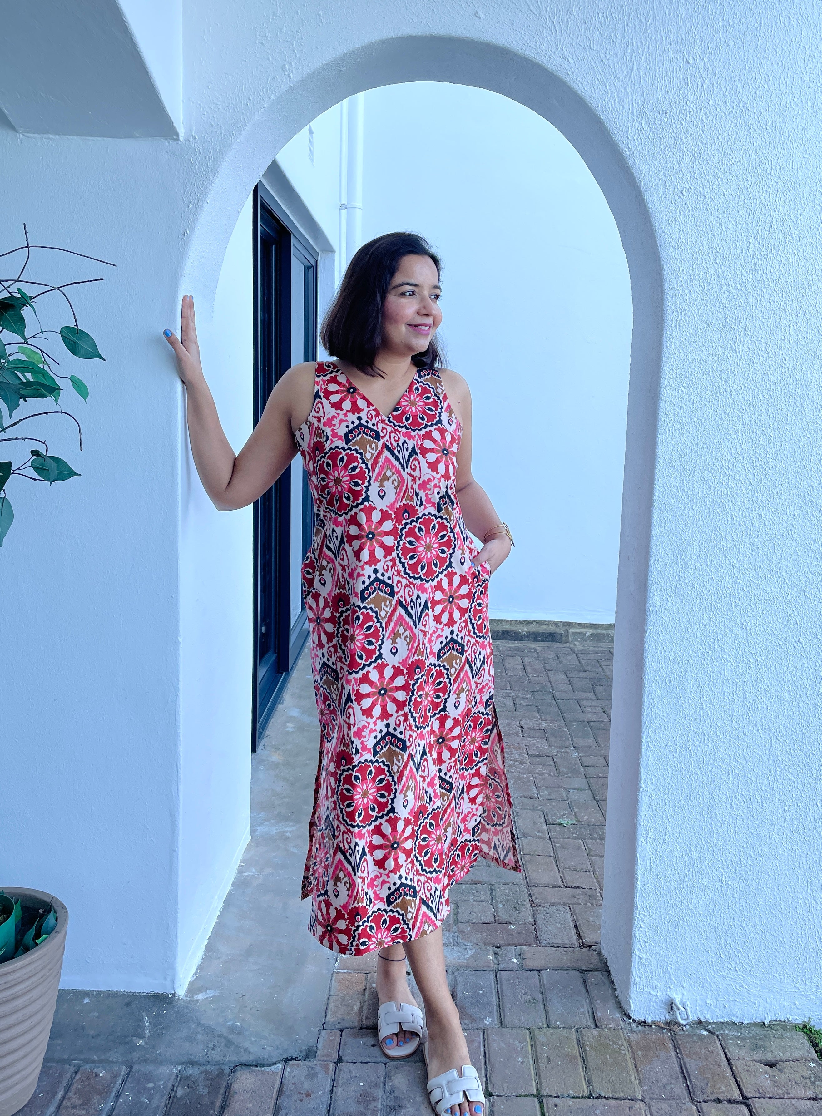 Ikat Midi Dress image 2