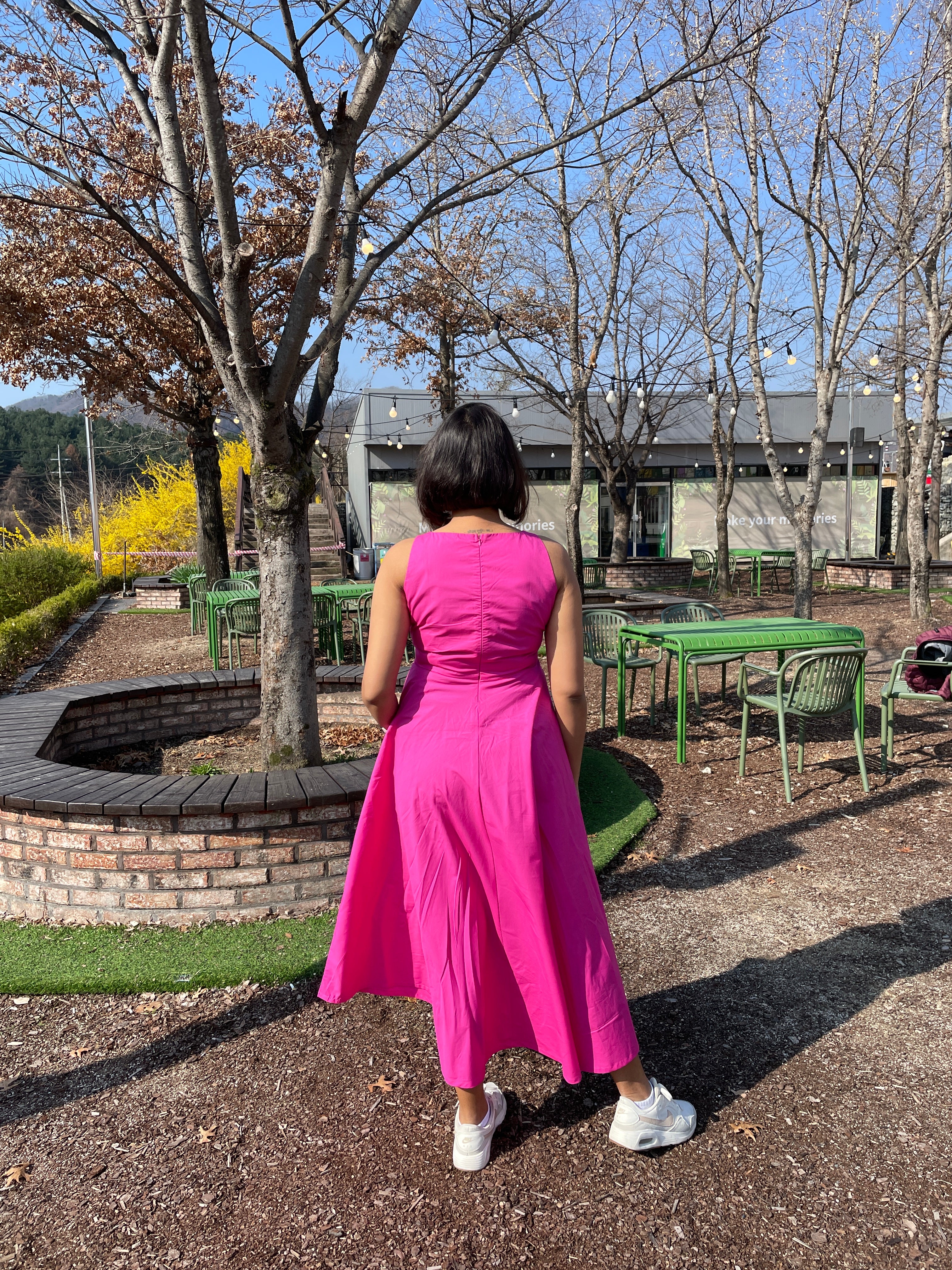 Mauve Cotton Maxi Dress image 1