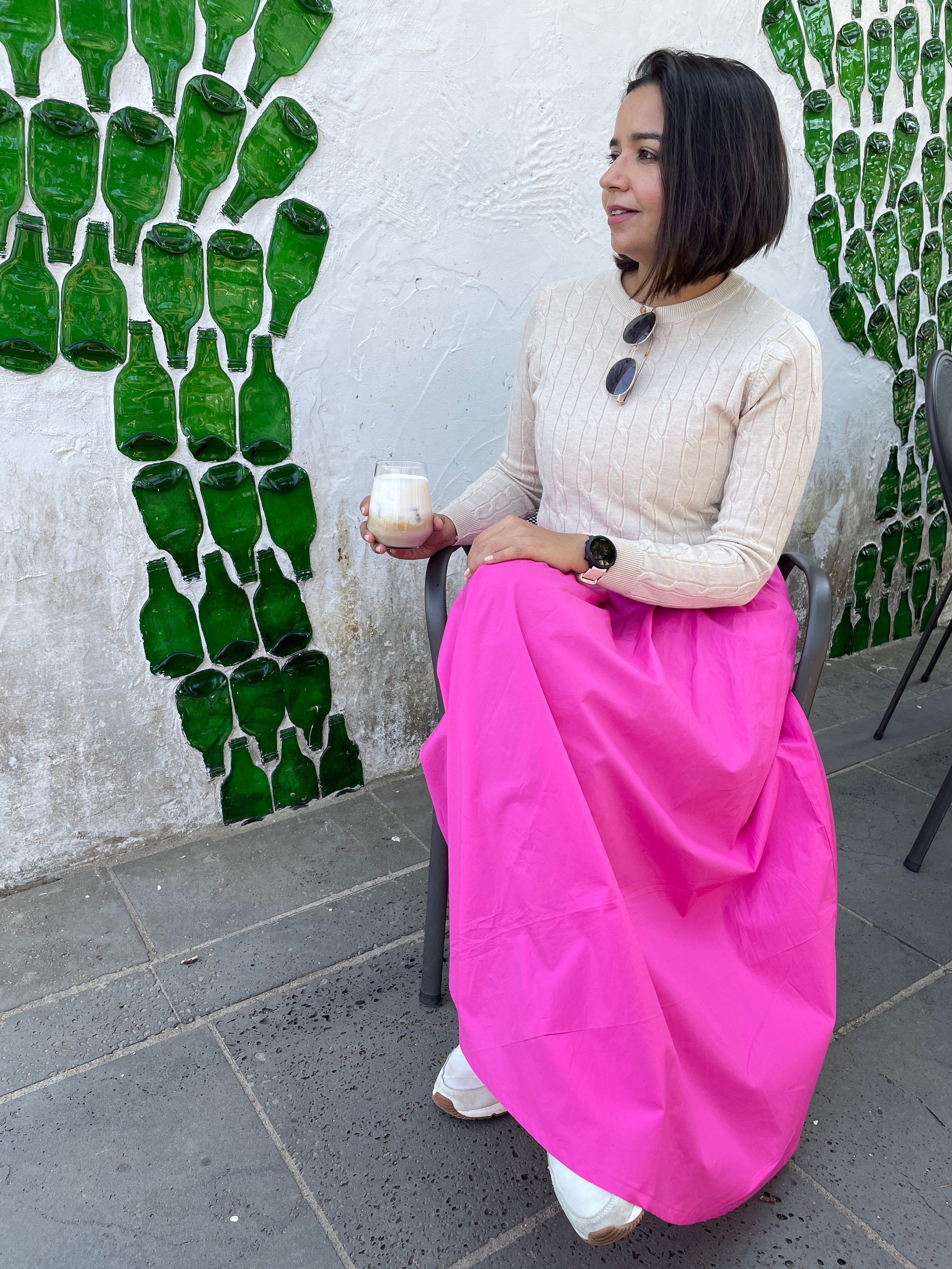 Mauve Cotton Maxi Dress image 6