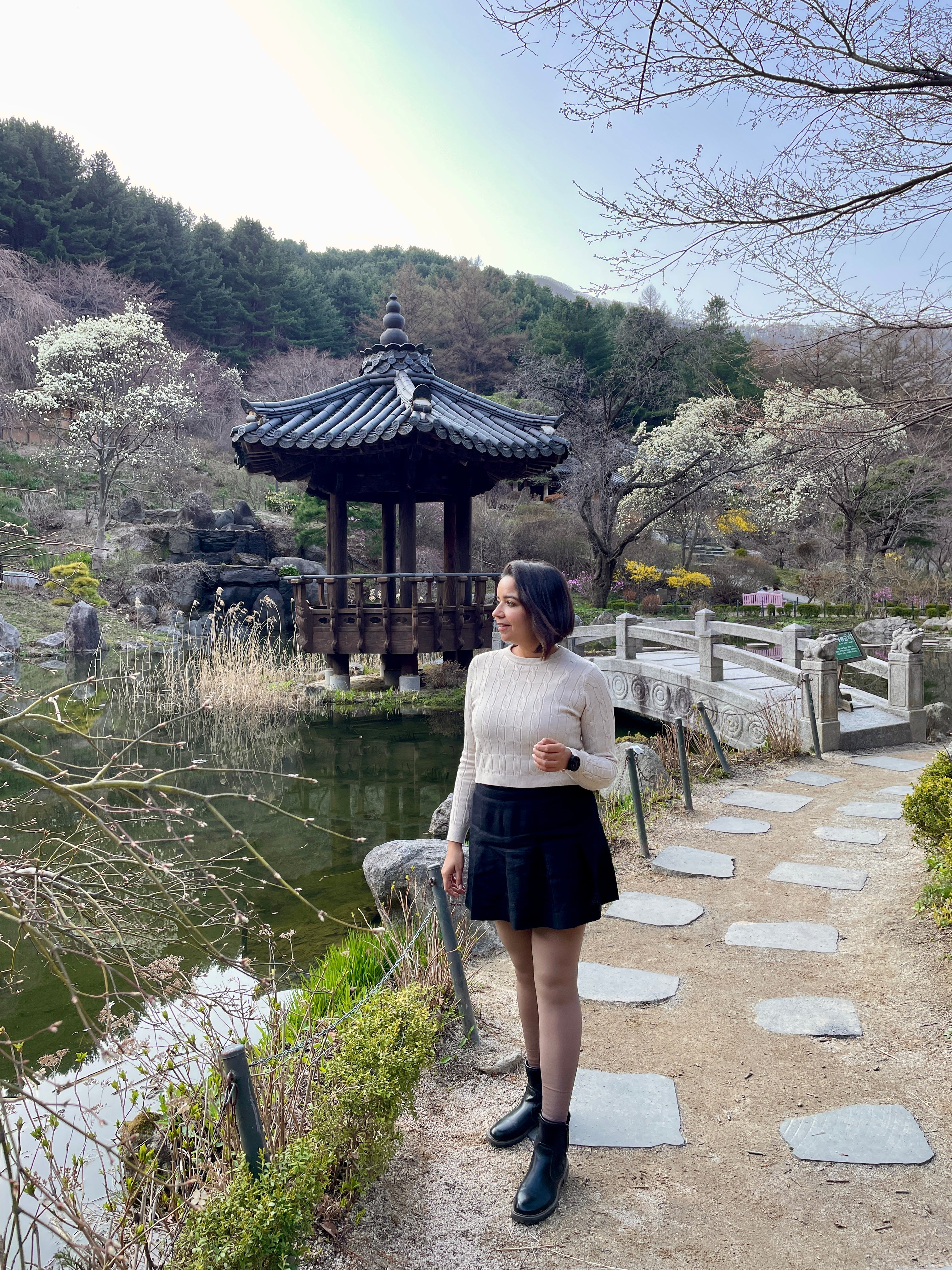 Linen Black Mini Skirt image 7