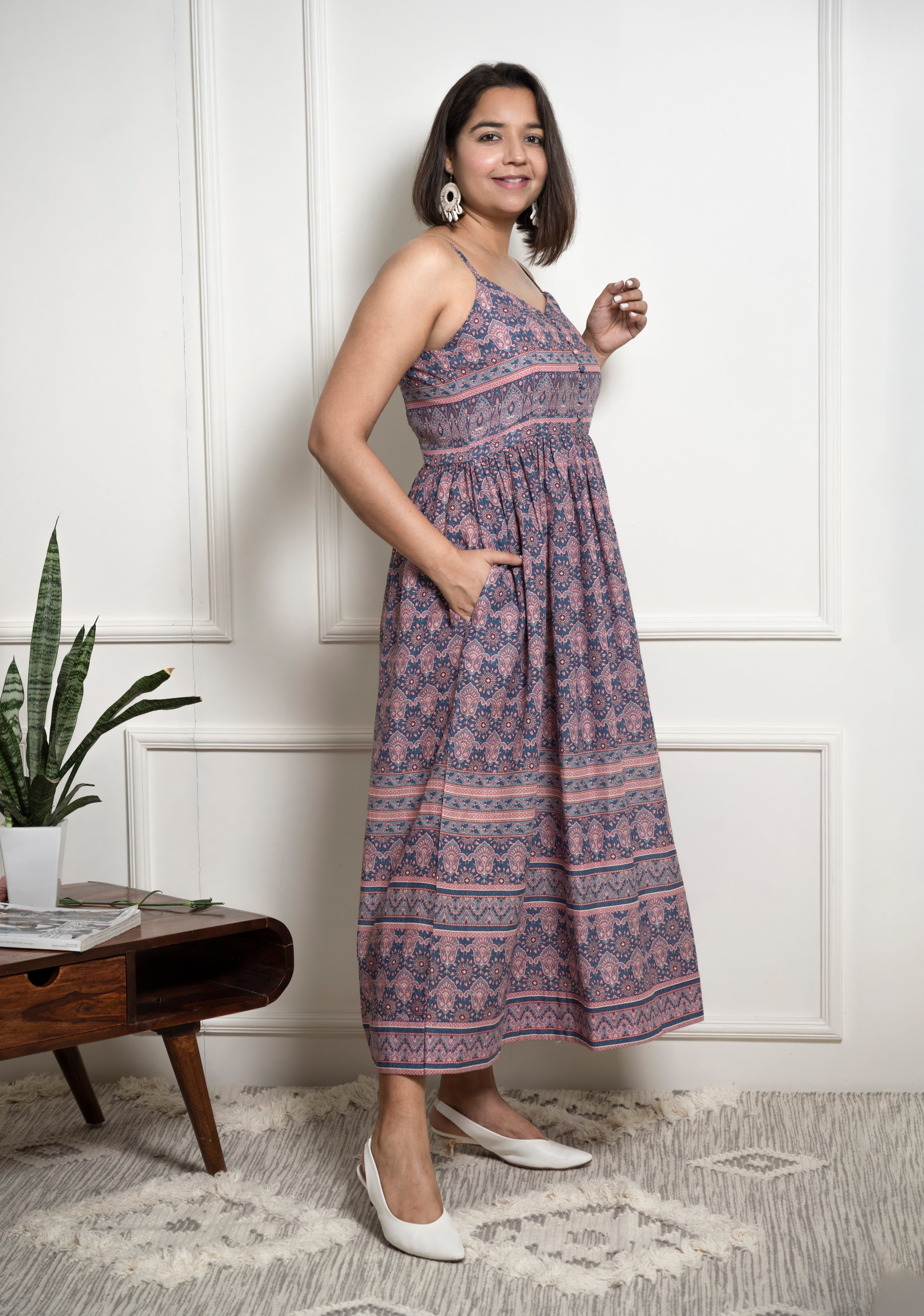 Printed Maxi Dress image 2