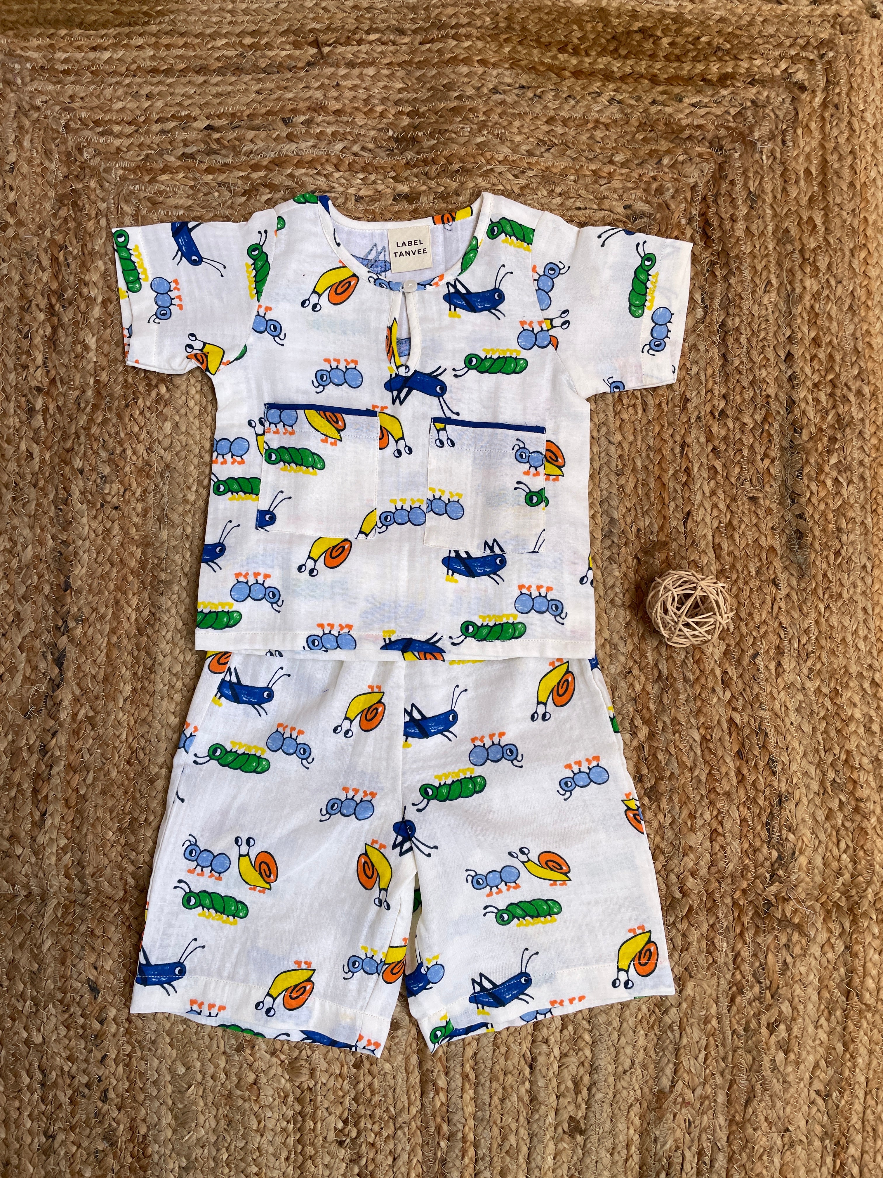 Snail Kids Coord Cotton Set image 0