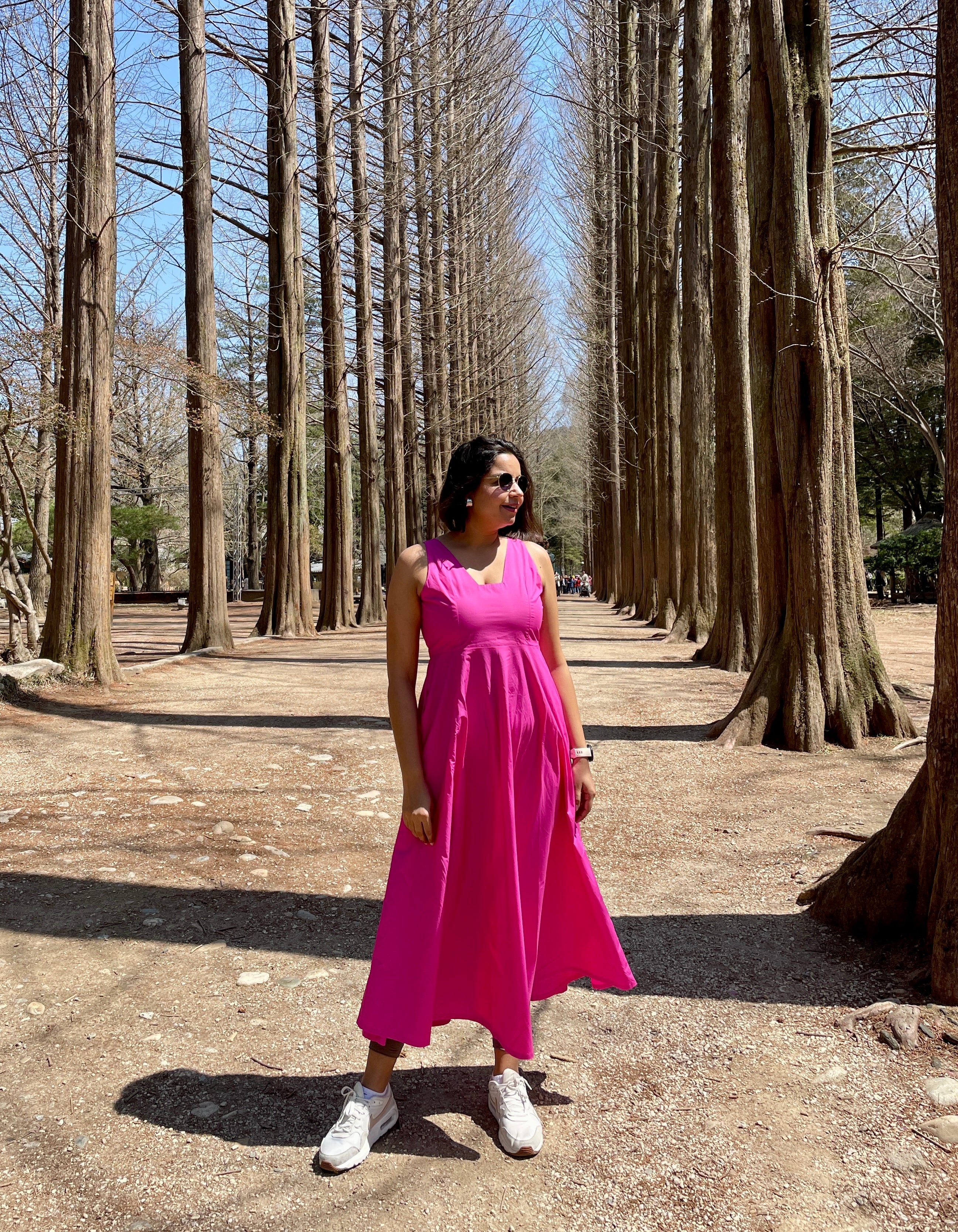 Mauve Cotton Maxi Dress image 5