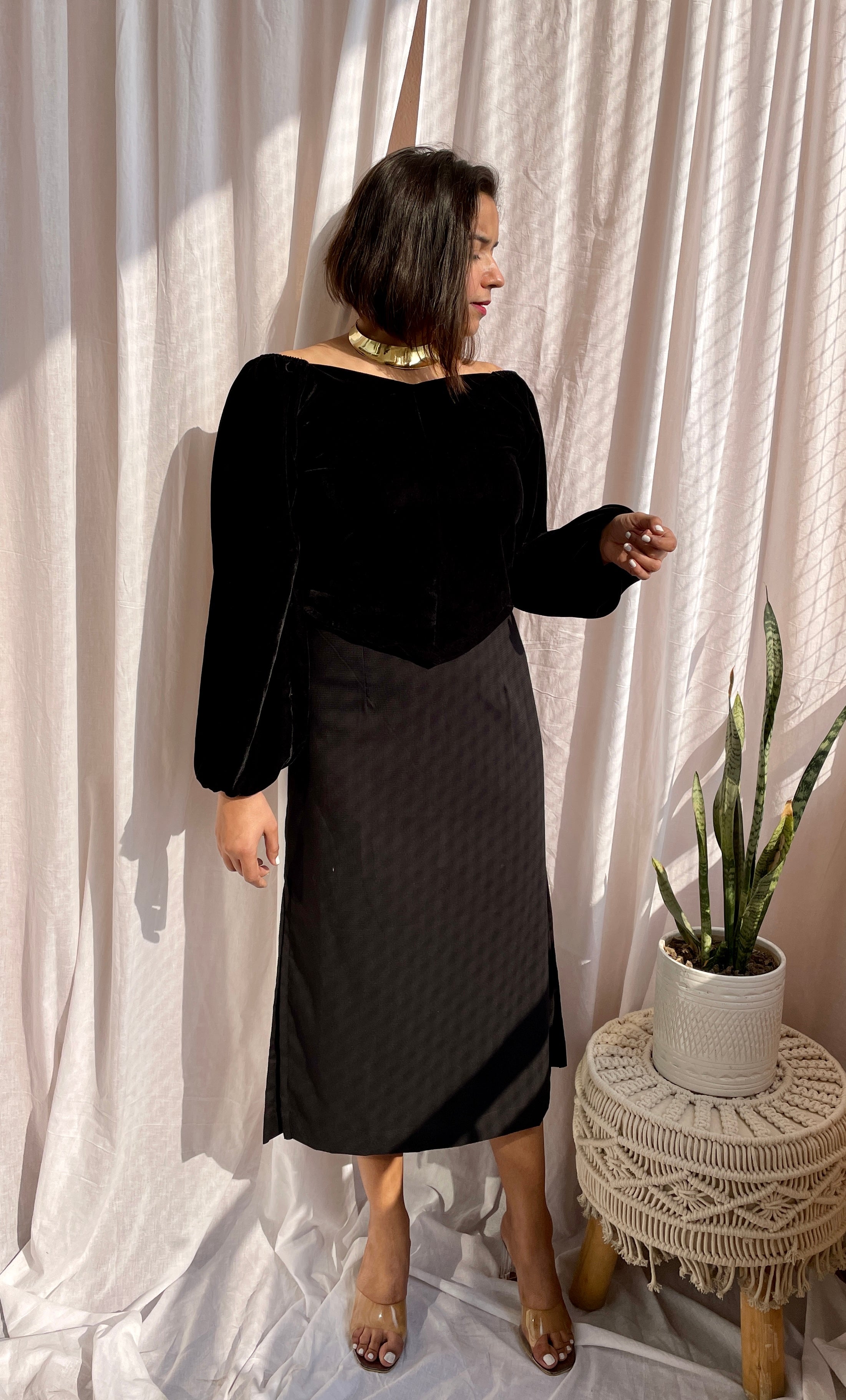 Black Velvet Top image 3