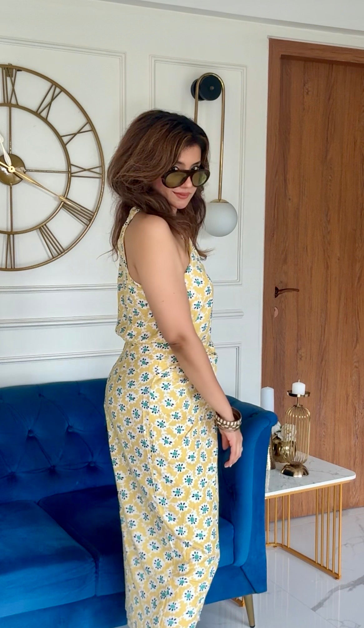 Yellow Floral Co-Ord Set