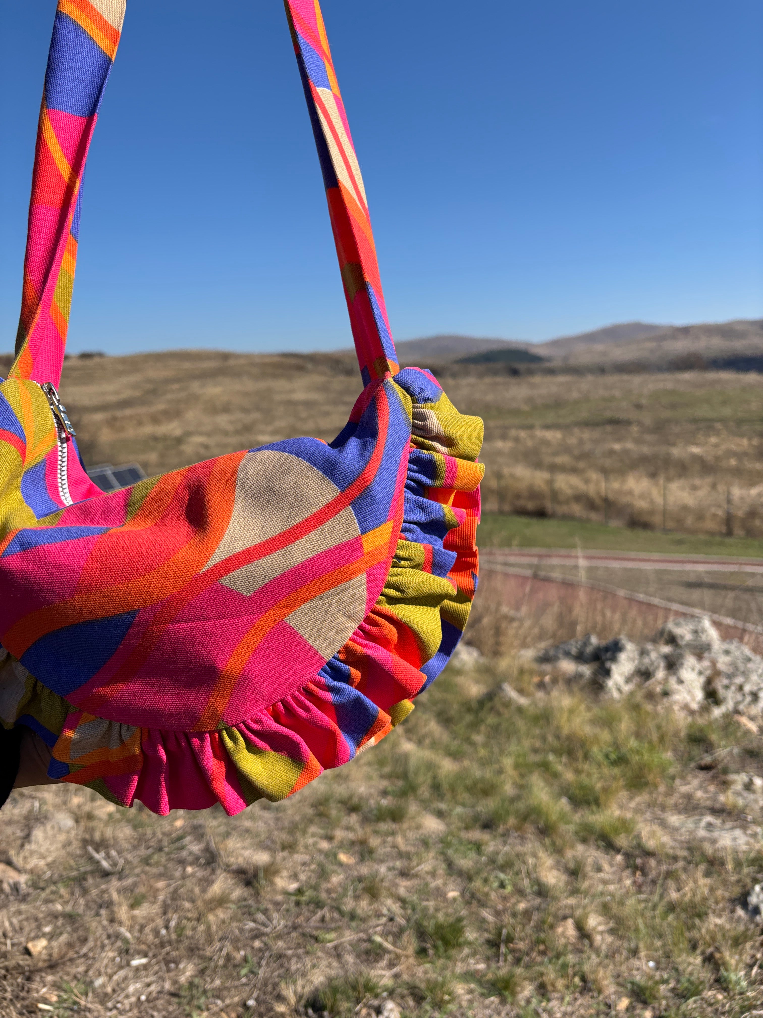 Multicolor Abstract Bag