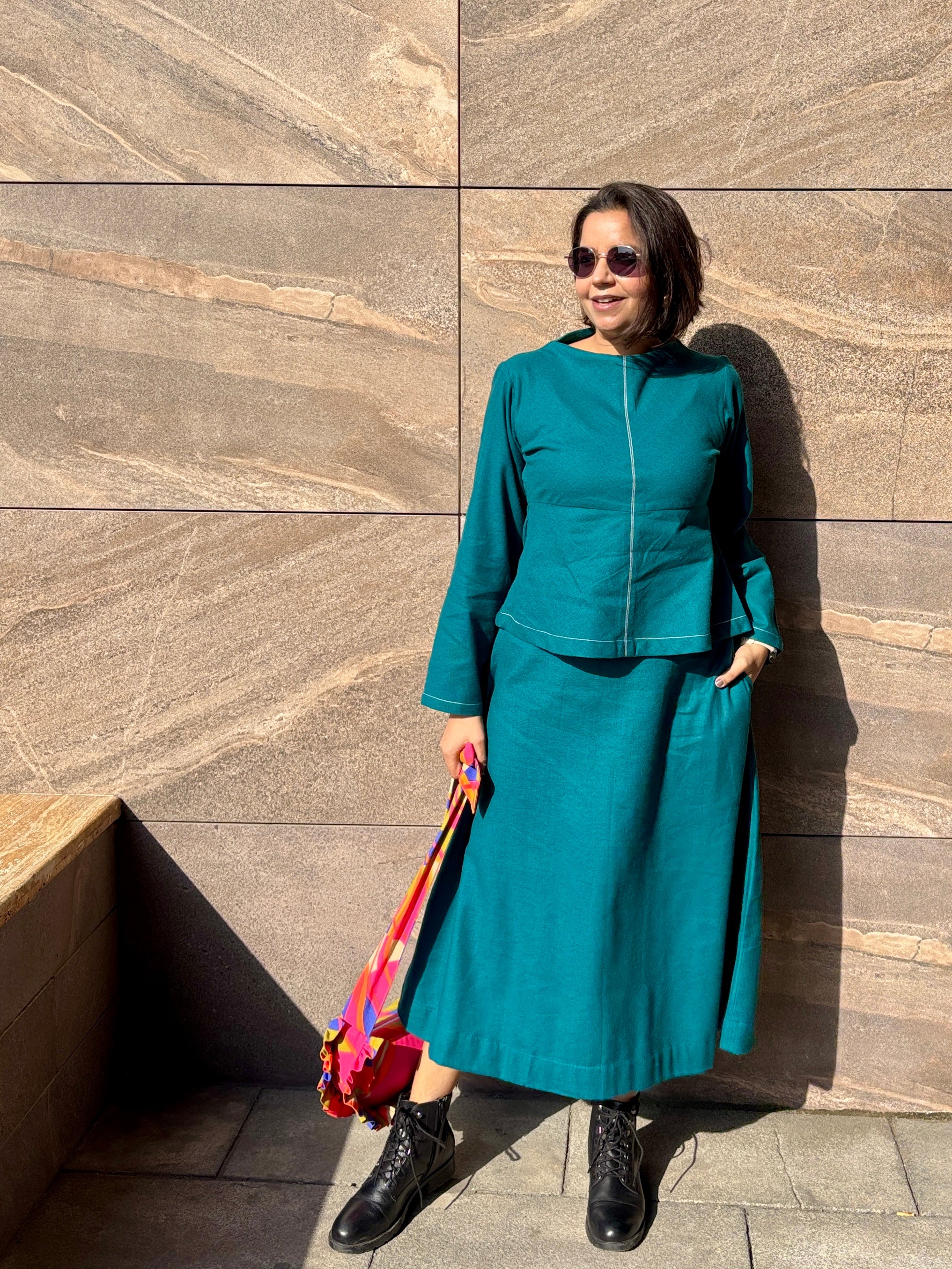 Emerald Winter Flannel Coord Set