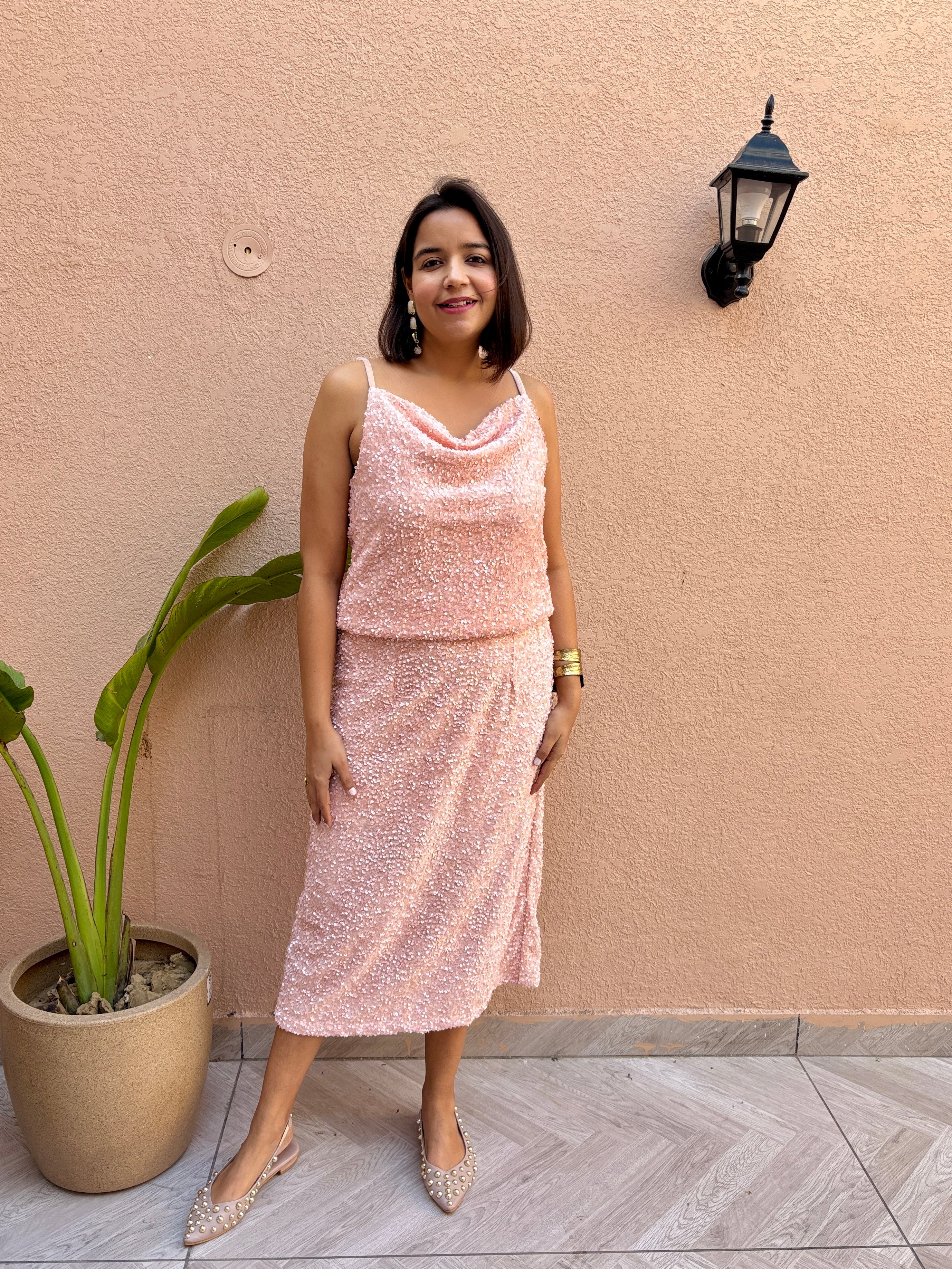 Blush Sequin Co-ord Set