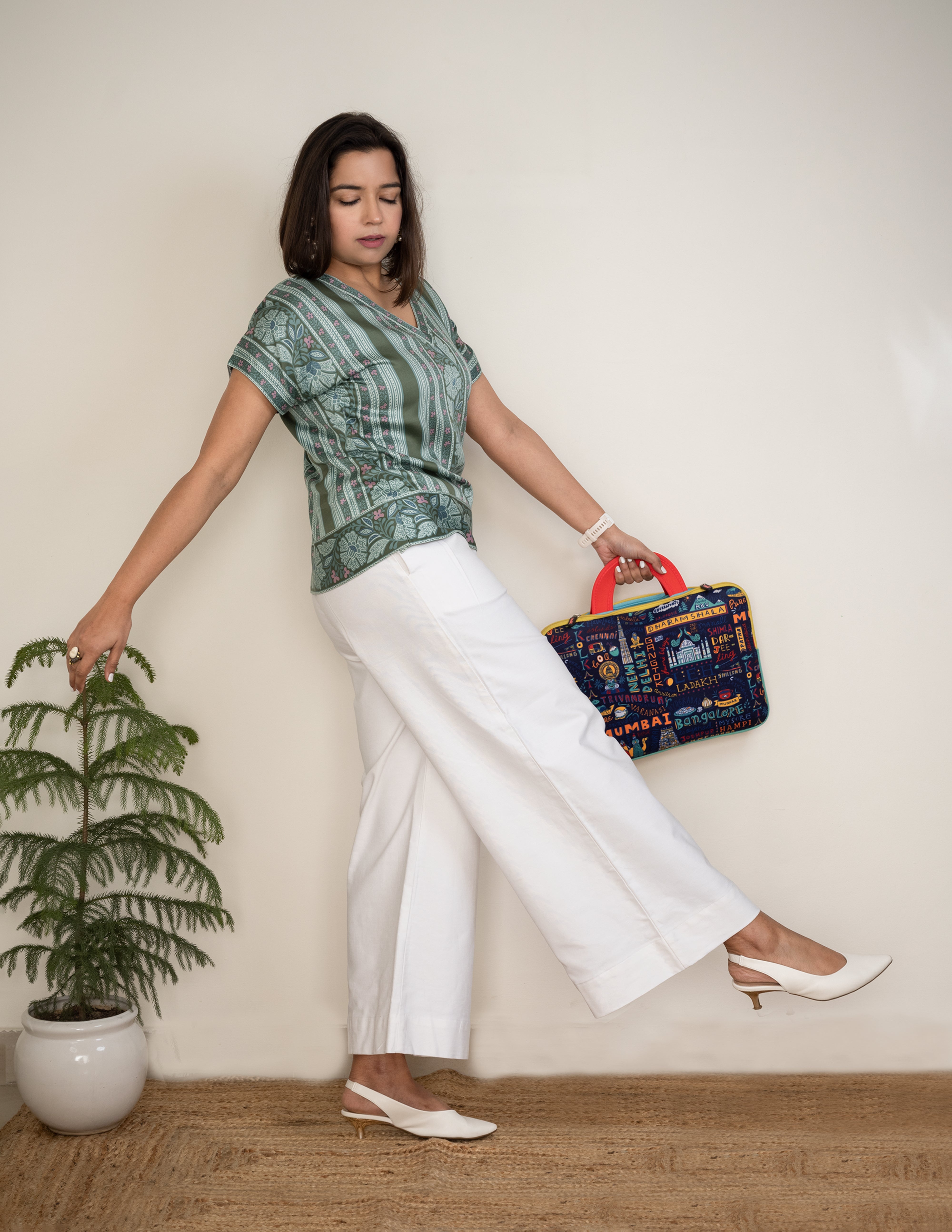 Army Green Formal Top image 0