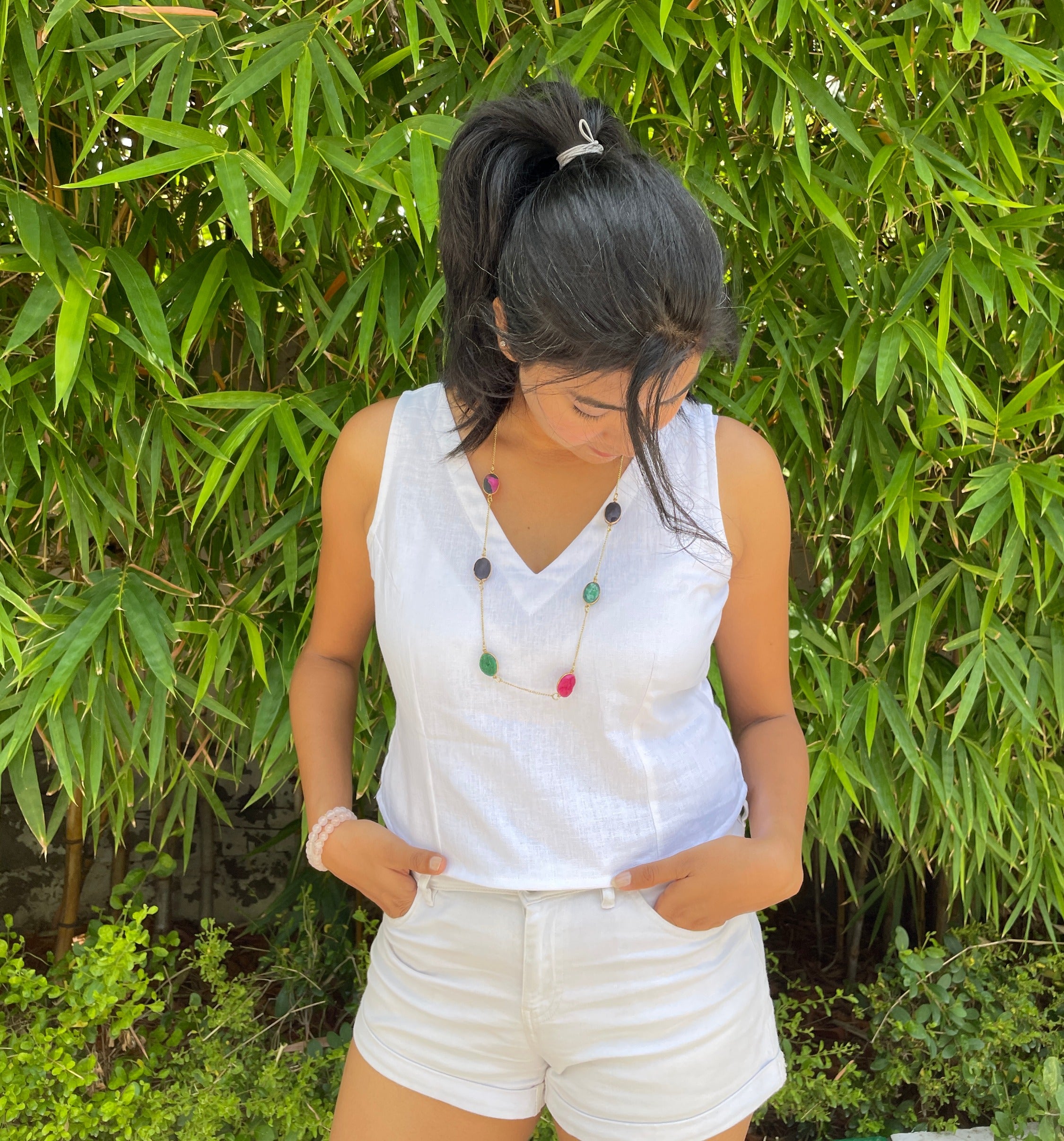 White Cotton Top image 1