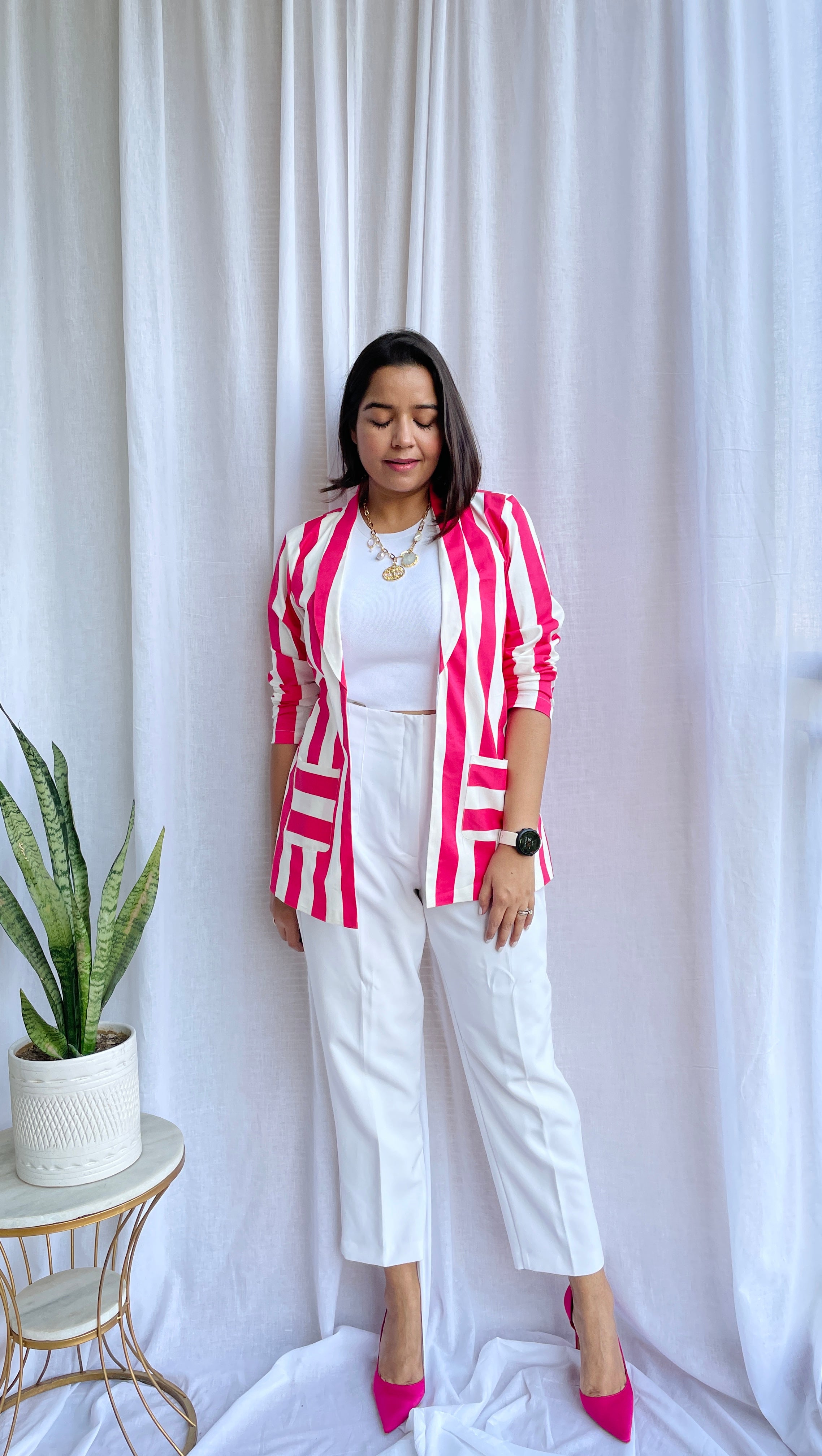 Pink Stripe Jacket image 2