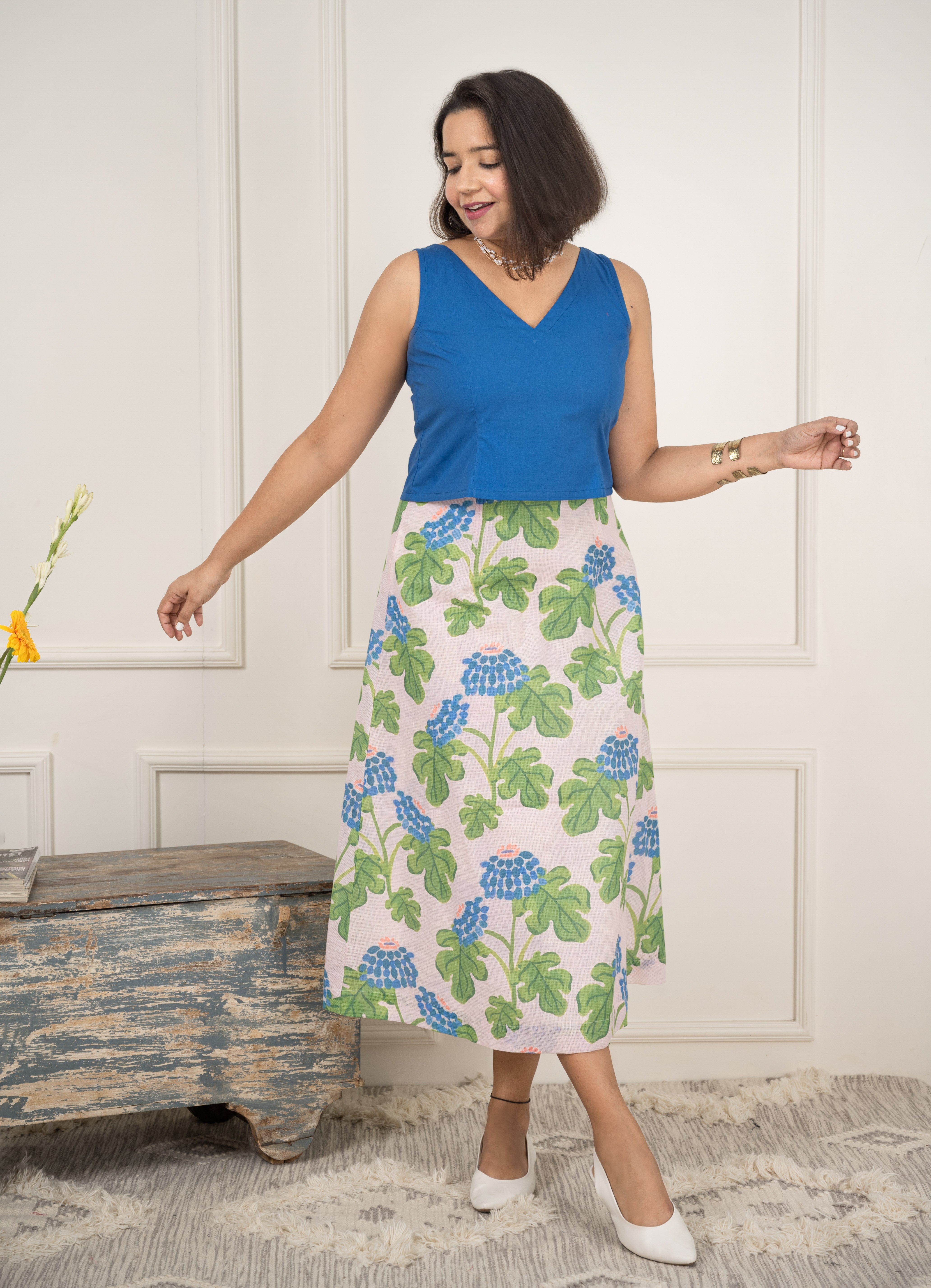 Blue Cotton Top image 1