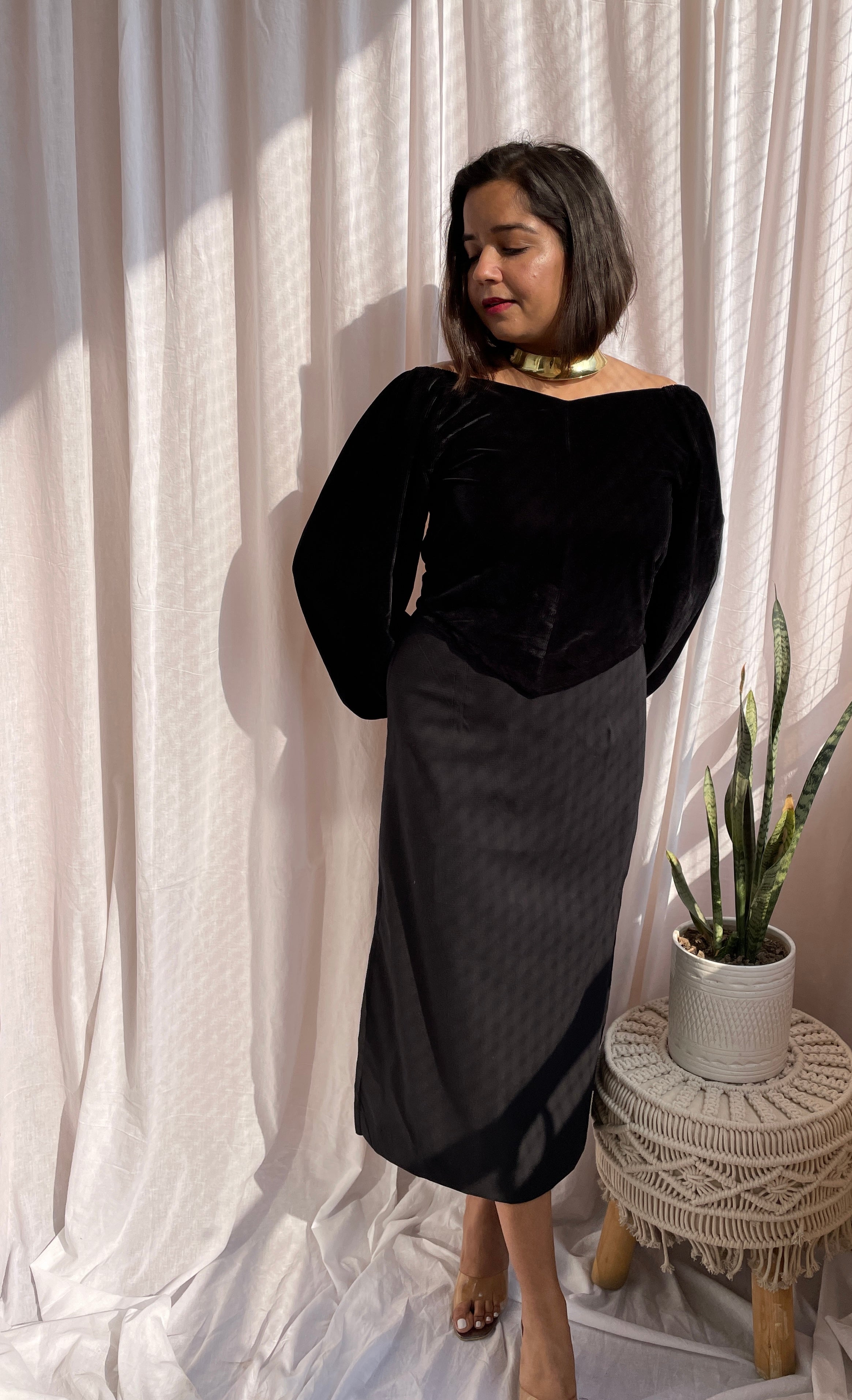 Black Velvet Top image 2