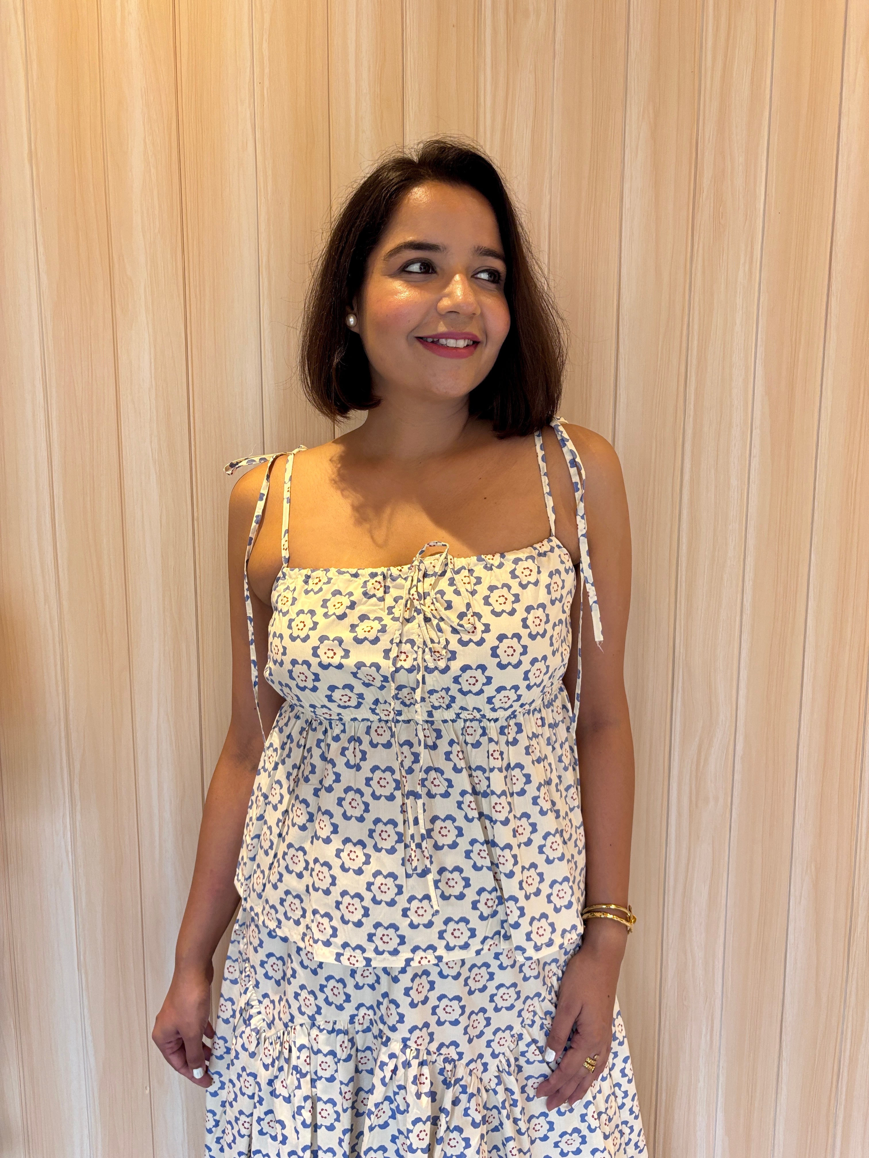 Bloom Garden Cotton Tie-Up Top image 0