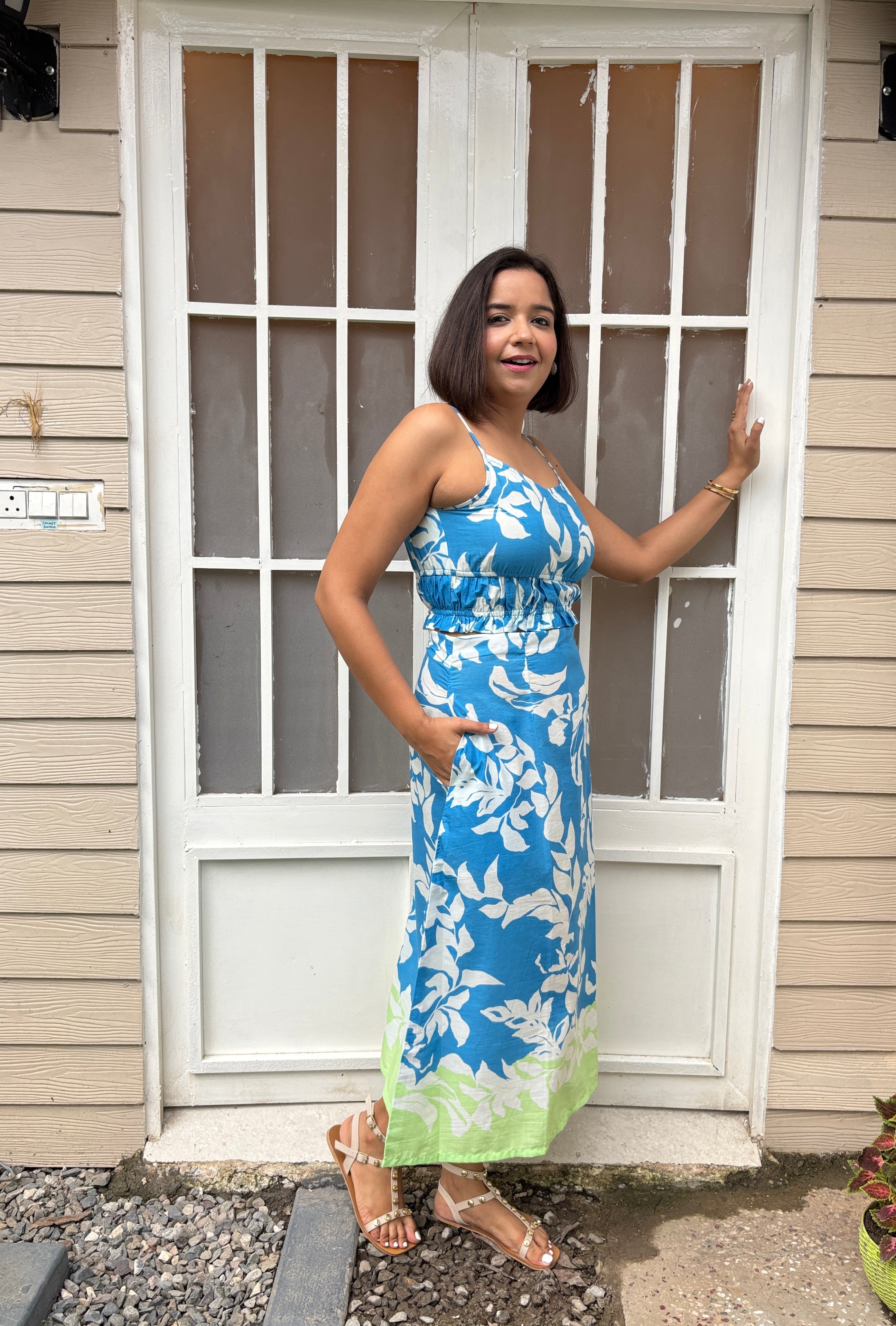 Blue Breeze Cotton Coord Set image 3