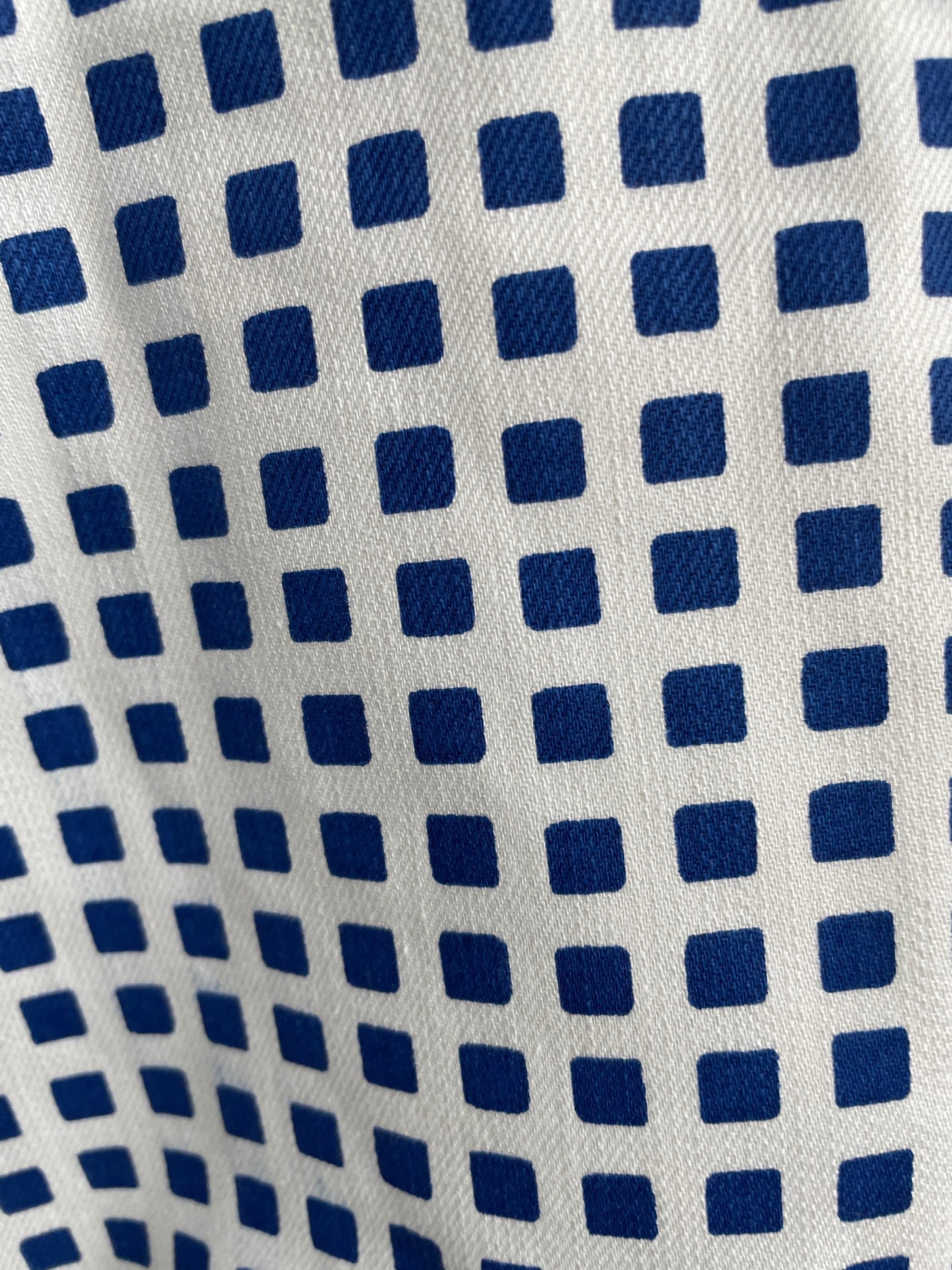 White Blue Checkered Skirt image 4