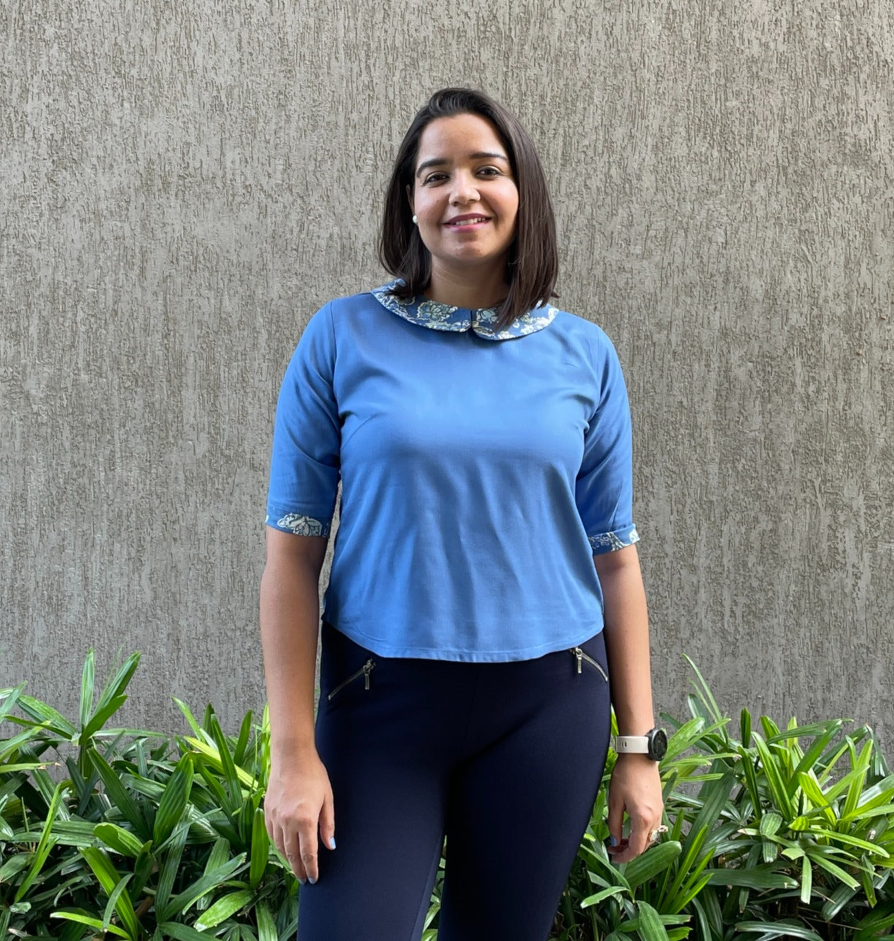 Peter Pan Collar Top image 0