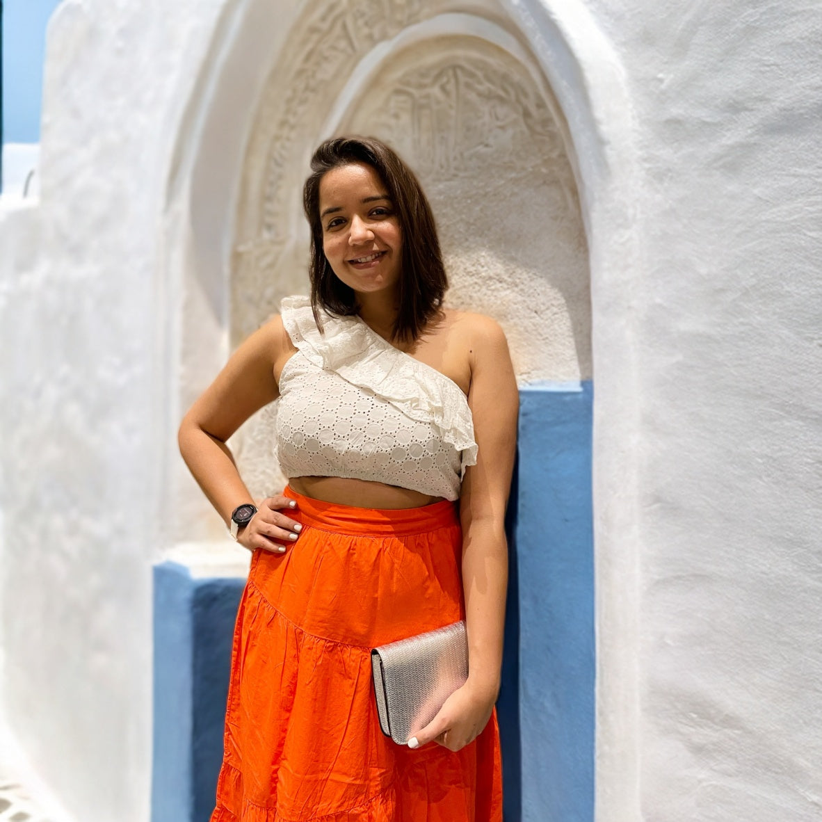 One Shoulder Frill Top image 0