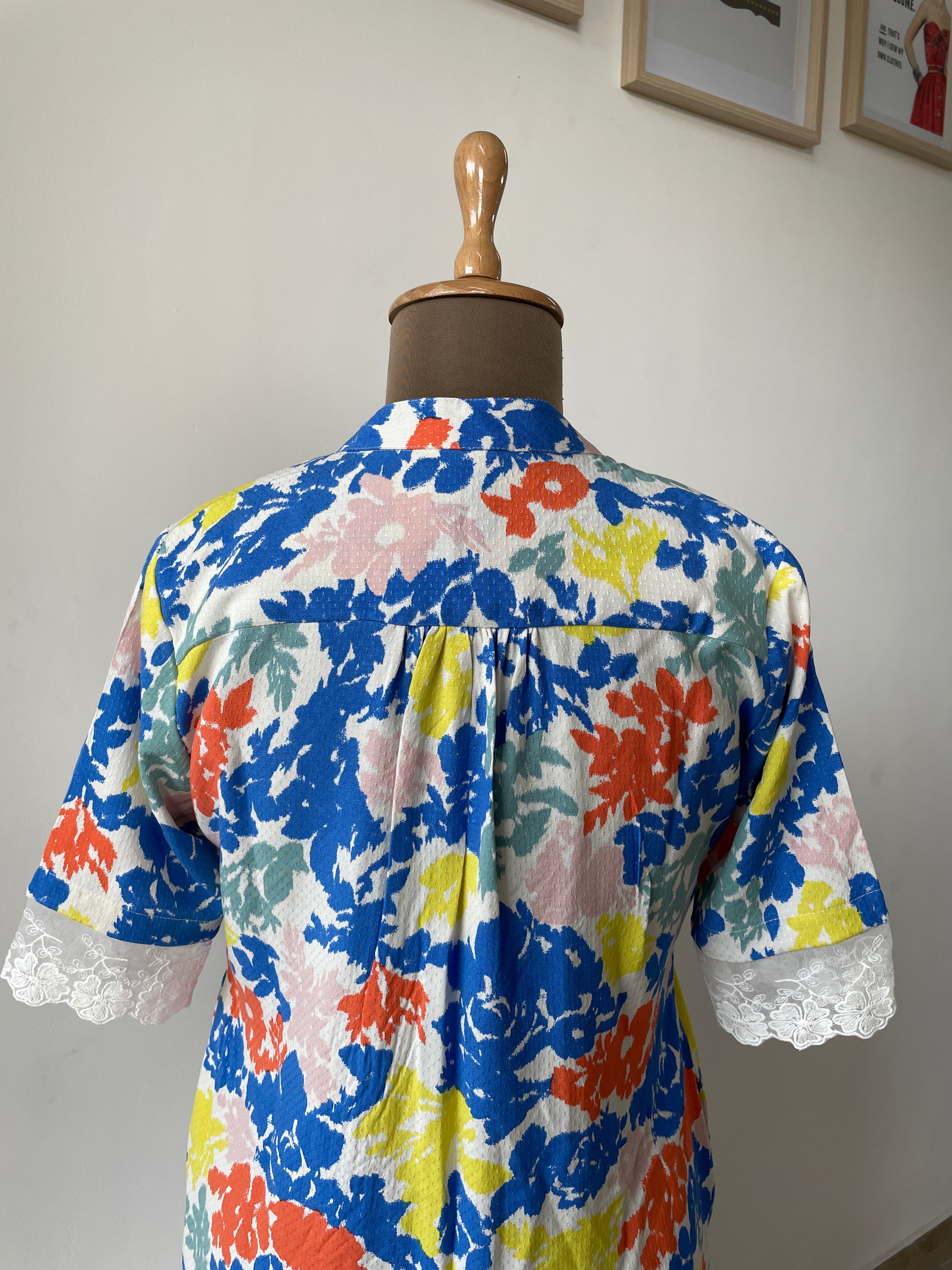 Multicolor Lace Kurta Set image 7