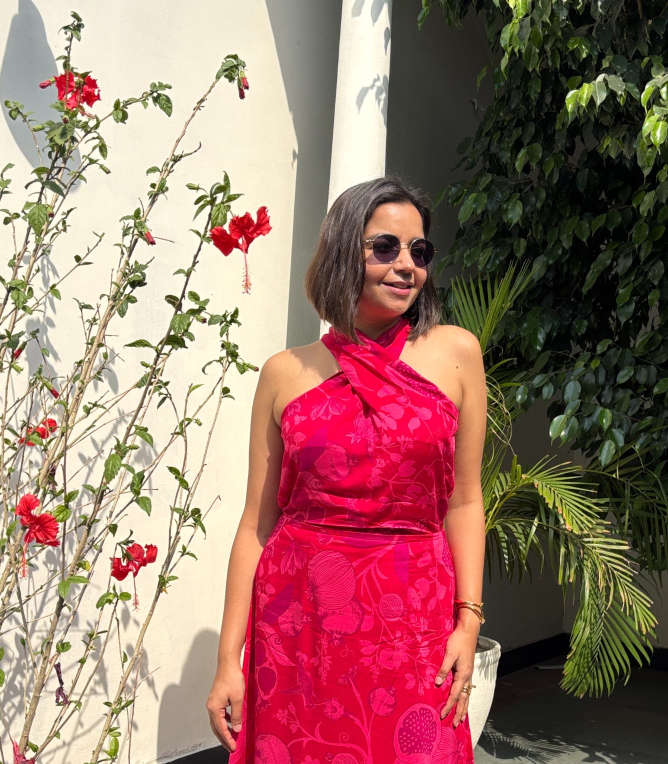 Pomegranate Halter Top image 0