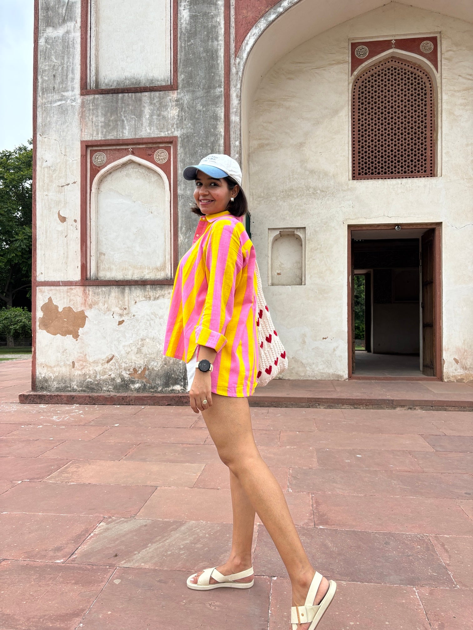 Sunbeam Yellow Stripe Cotton-Linen Shirt image 5