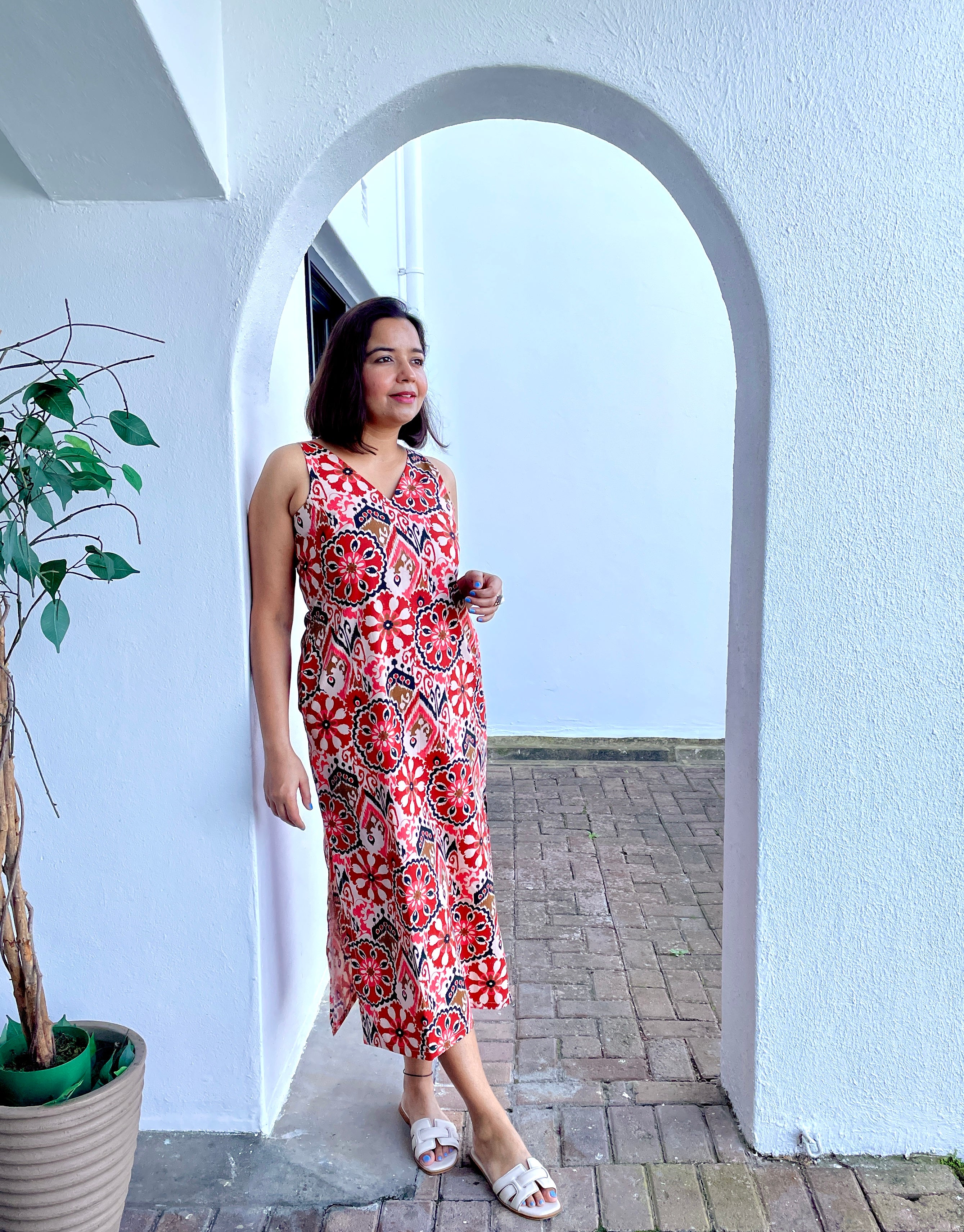 Ikat Midi Dress image 0
