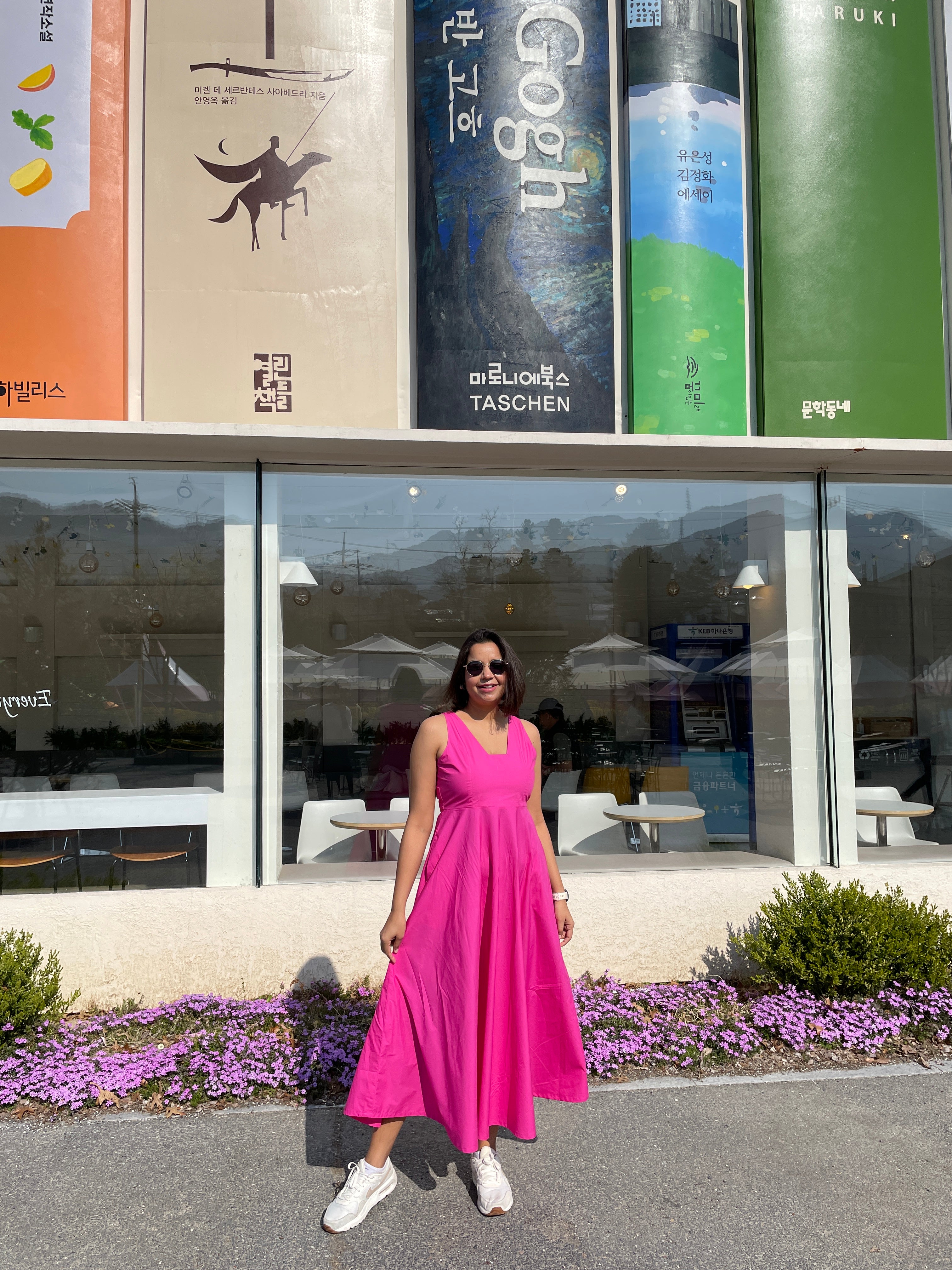 Mauve Cotton Maxi Dress image 8