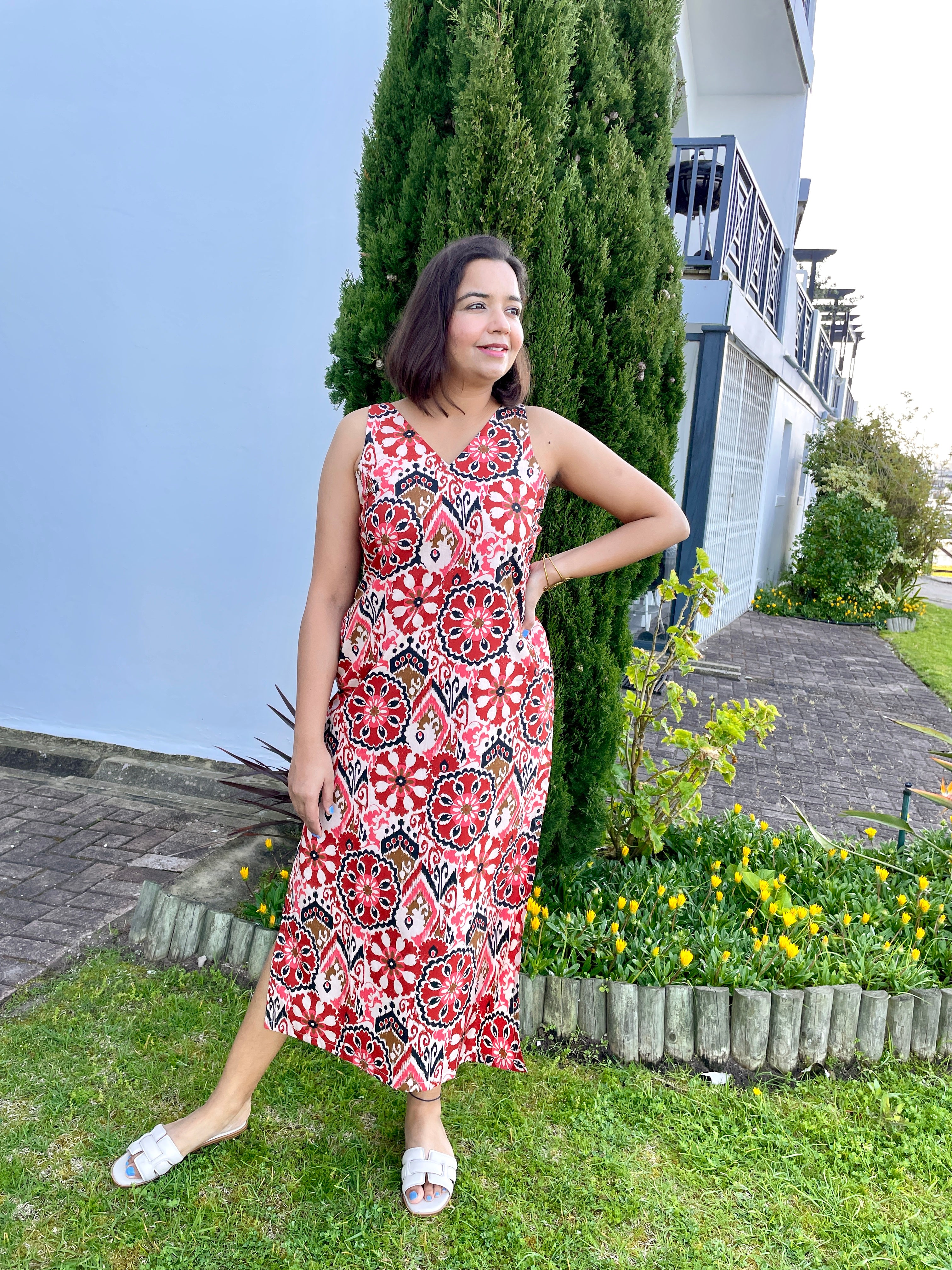 Ikat Midi Dress image 6
